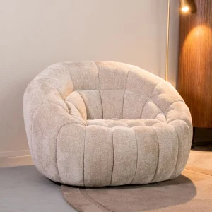 Draaifauteuil Cloud | Beige Stof | Magazijn leegverkoop