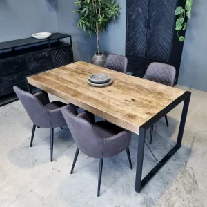 Britt eettafel mangohout 160cm