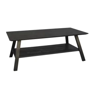 Rechthoekige salontafel met onderplank