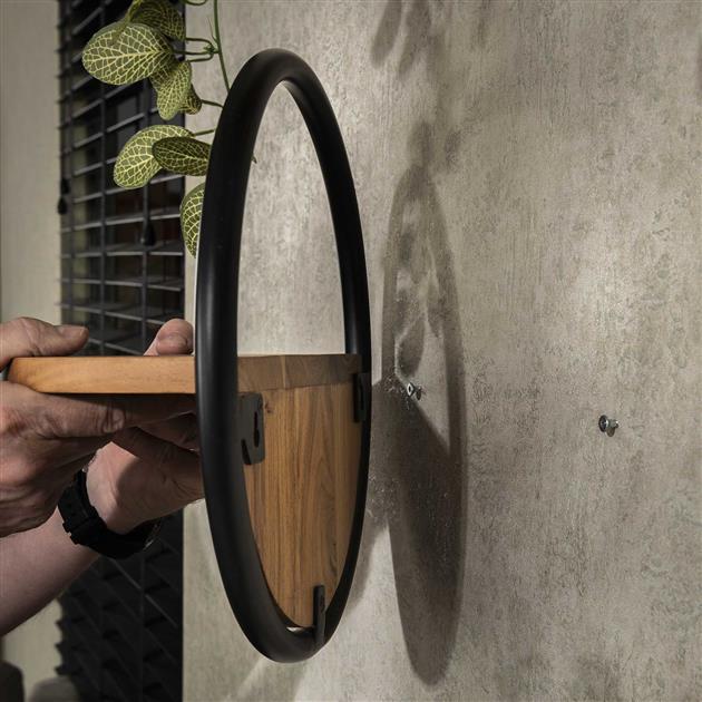 Wandmeubel Joey | Acaciahout Naturel - Afbeelding 4