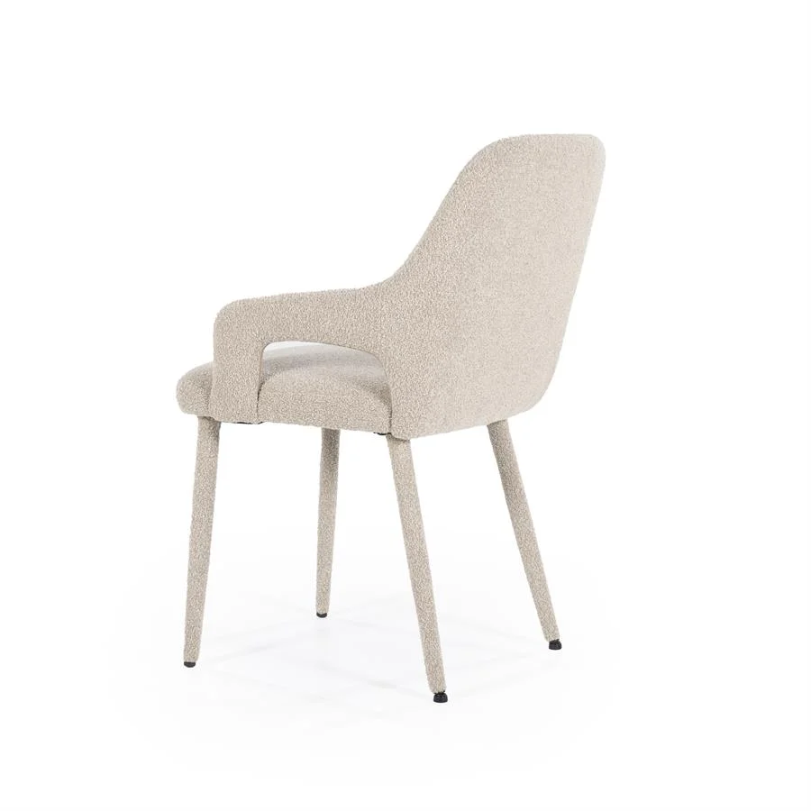 Eetkamerstoel Fika | Taupe Stof - Afbeelding 6