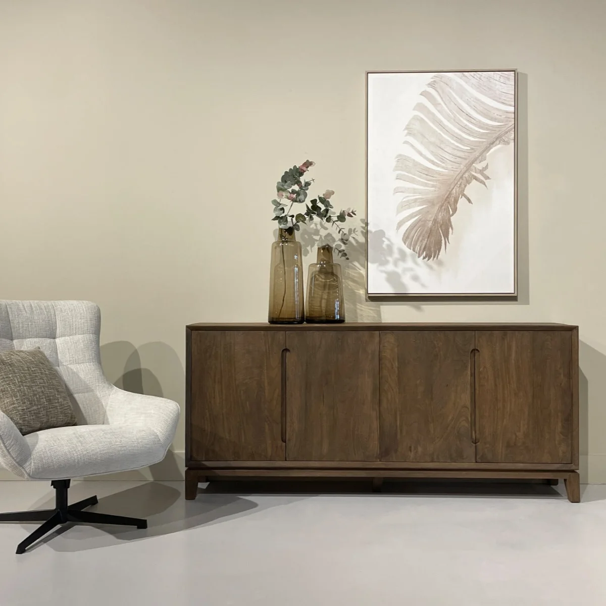 Dressoir Cortez | Bruin Mangohout - Afbeelding 6