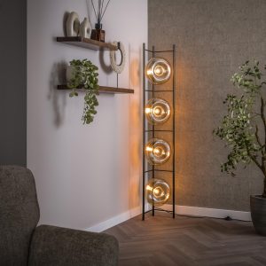 Vloerlamp Lio | Glas Oranje