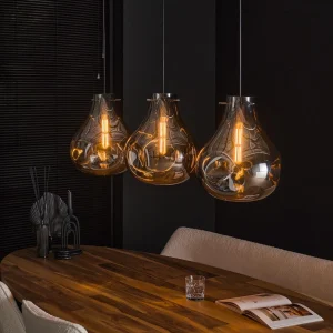 Hanglamp Hanna | Zwart Glas | Magazijn leegverkoop