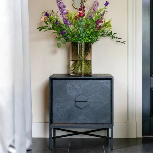 Ladenkast Blax | Zwart Eikenhout