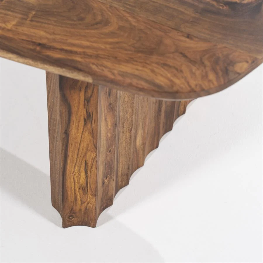 Salontafel Alexander | Bruin Sheeshamhout | Deens Ovaal - Afbeelding 5