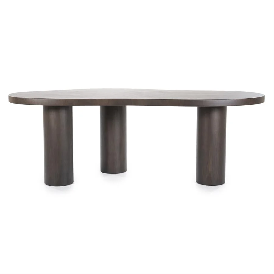 Eettafel Bobbie | Bruin Walnoot Fineer | Organische - Afbeelding 3