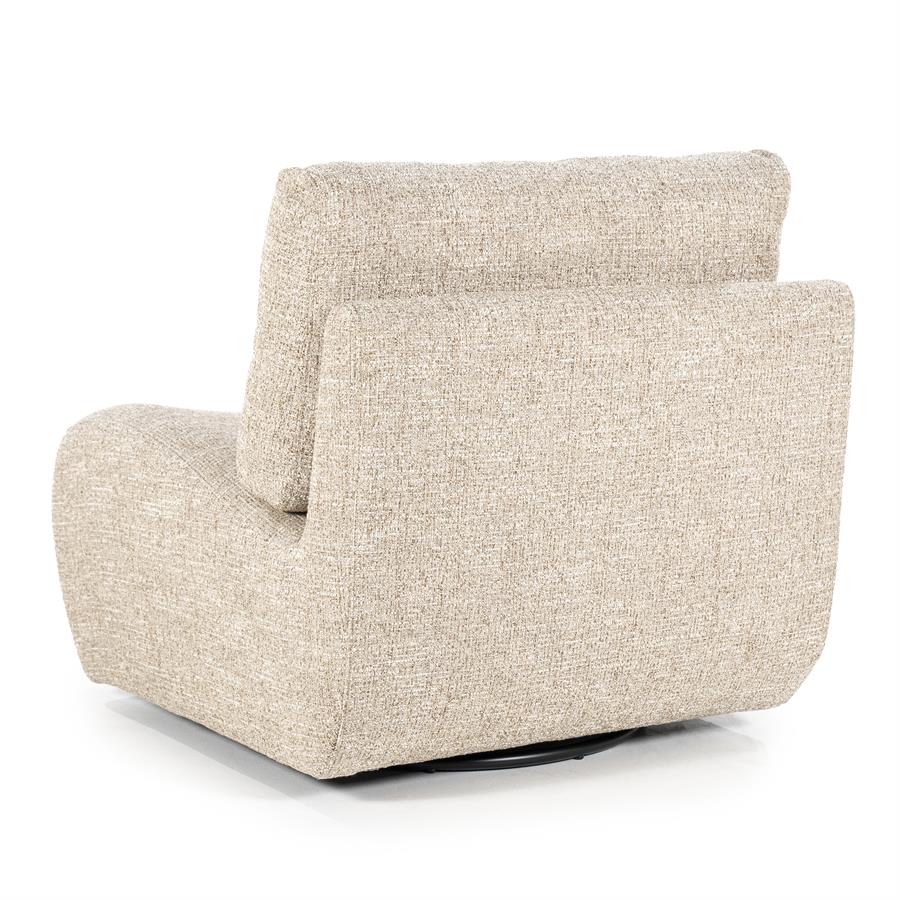 Fauteuil Lucia | Taupe Stof - Afbeelding 7
