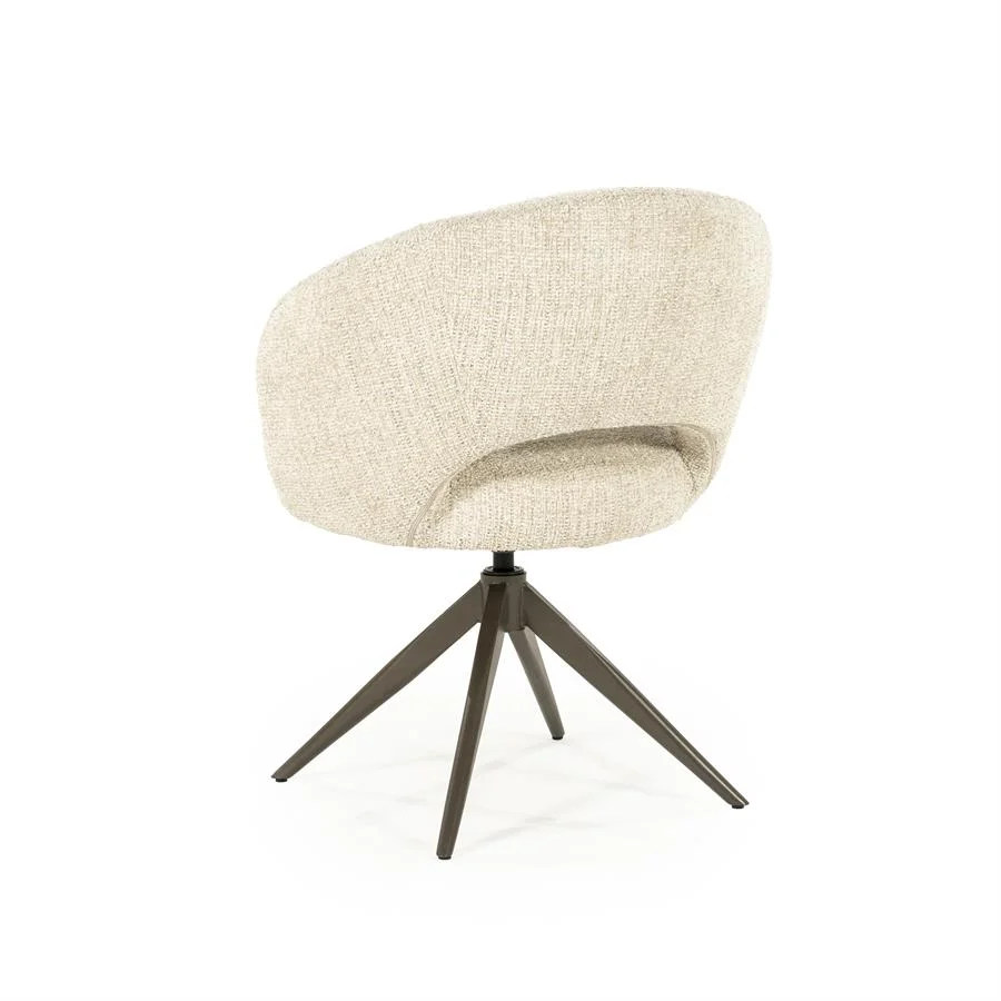 Eetkamerstoel Alissa | Beige Stof - Afbeelding 7