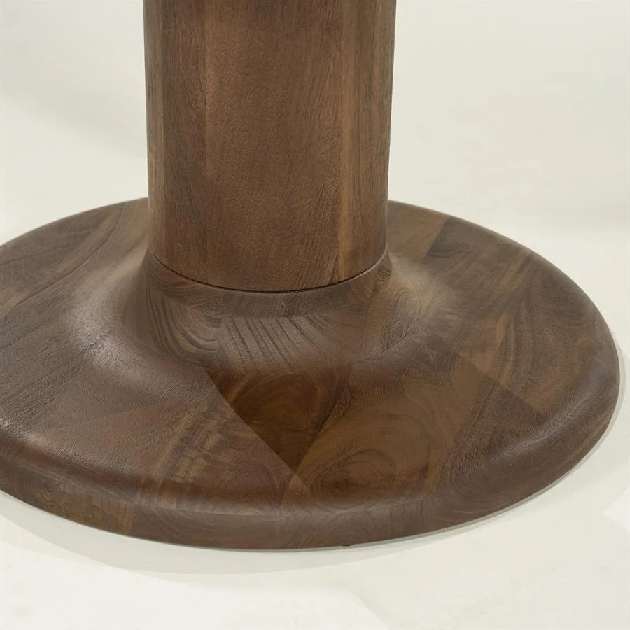 Eettafel Coco | Rond | Lichtbruin Mangohout - Afbeelding 4