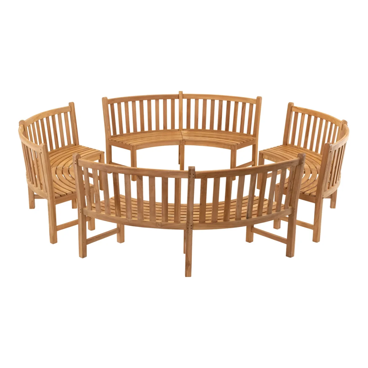 Tuinbank Round | Teak - Afbeelding 7