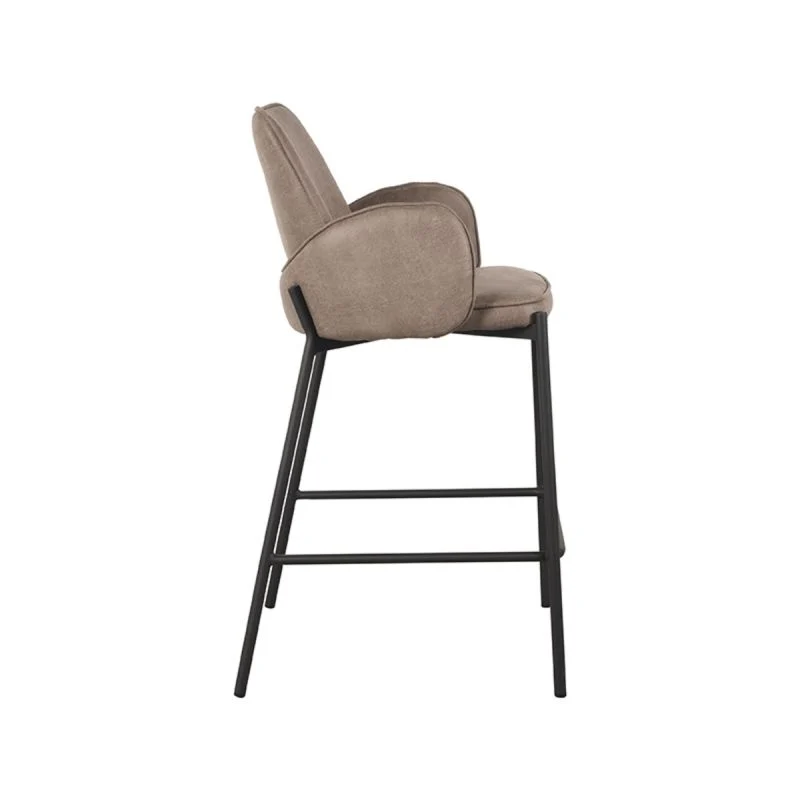 Barkruk Joni | Kookeiland of Bartafel |Taupe - Afbeelding 7