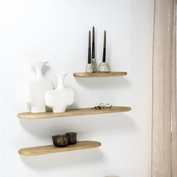 Wand decoratie Kiera | Naturel Hout - Afbeelding 2