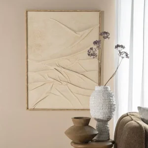 Wandpaneel Veck | Beige Canvas