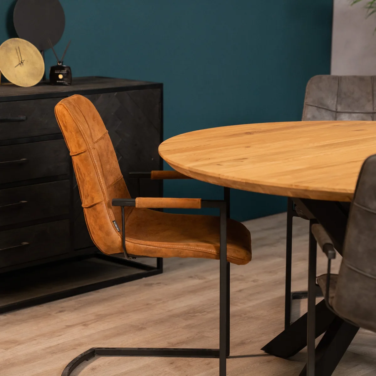 Eettafel Elin | Eikenhout | Geolied - Afbeelding 5