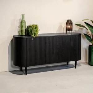 Dressoir Oliva | Zwart Eikenhout | Magazijn leegverkoop