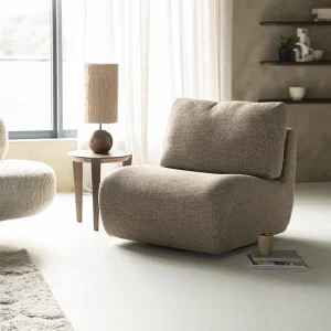 Fauteuil Lucia | Bruin Stof