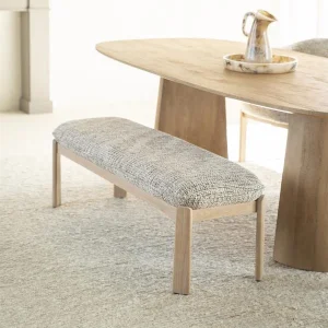 Eetkamerbank Lottie | Taupe Stof