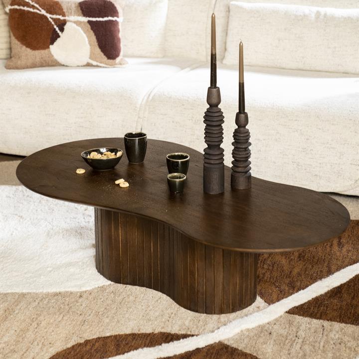 Salontafel Jordy | Bruin Mangohout | Organisch - Afbeelding 2