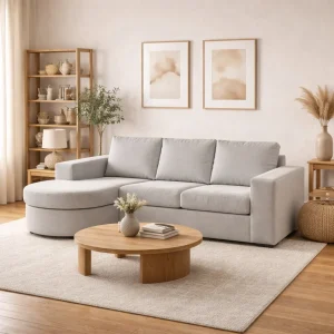 Hoekbank Ivette | Beige Lord | Longchair L+R
