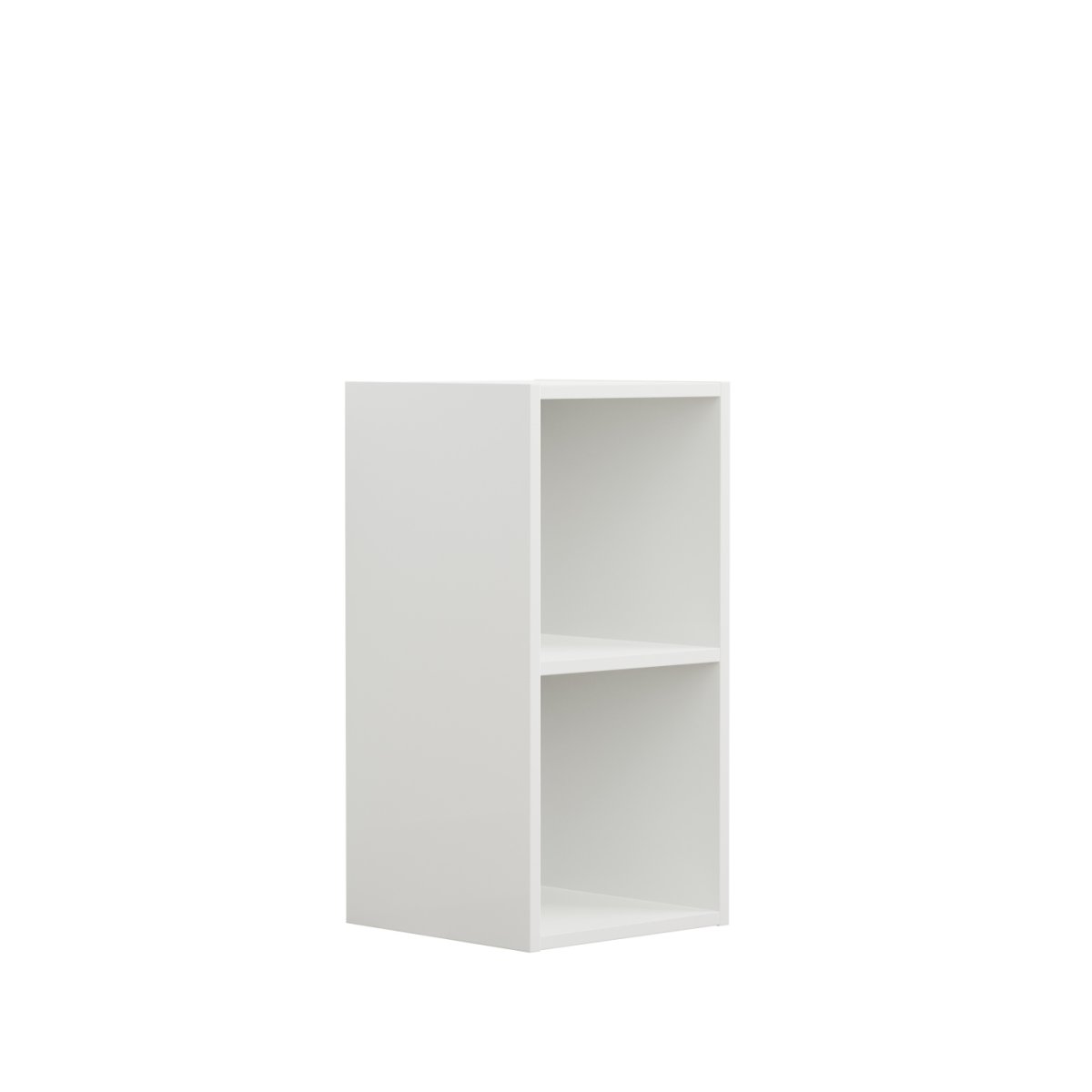 VDD – Vakkenkast – Wandkast – Vakkenkast Wit – Vakken Kast – Wandkastje – Wandkasten – Wandkasten Woonkamer – 2 Vakken – Wit - Afbeelding 2