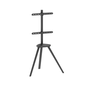 VDD TV Standaard – Vloerstandaard – Studio Statief – Schildersezel Design – Tot 65 inch – Zwart