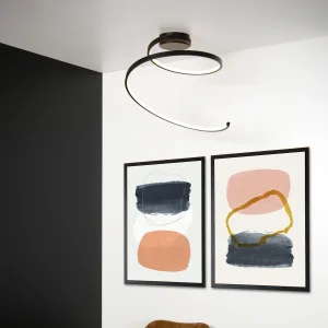 Plafonnière Maxence | Ø 46 cm | Zwart