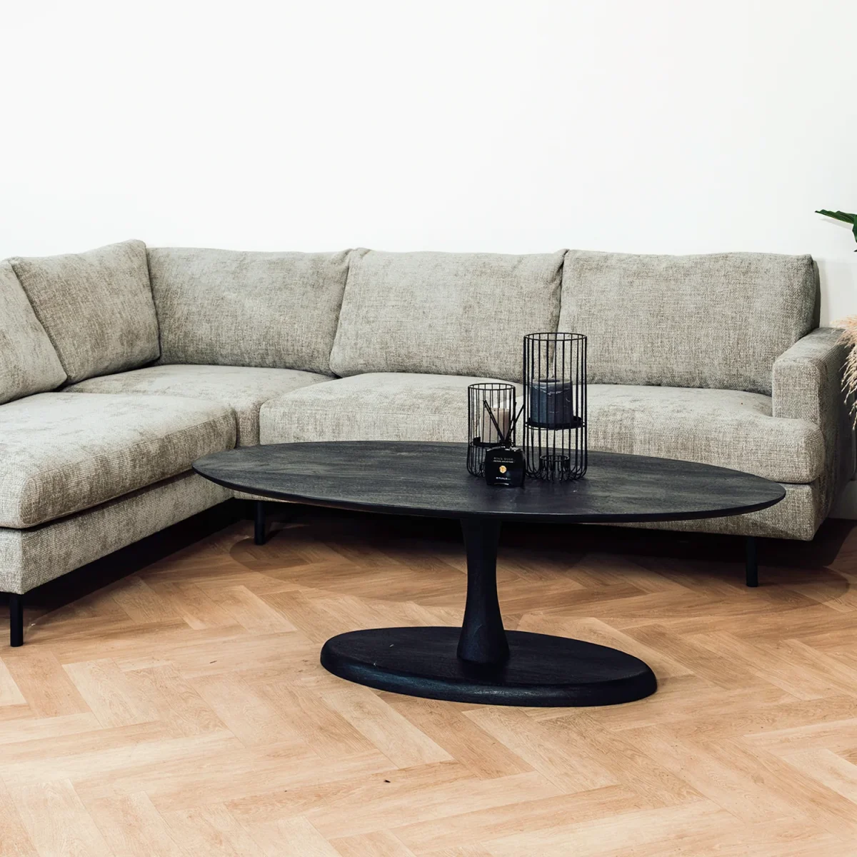 Hoekbank Elize | Stof Grijs | Magazijn leegverkoop - Afbeelding 6