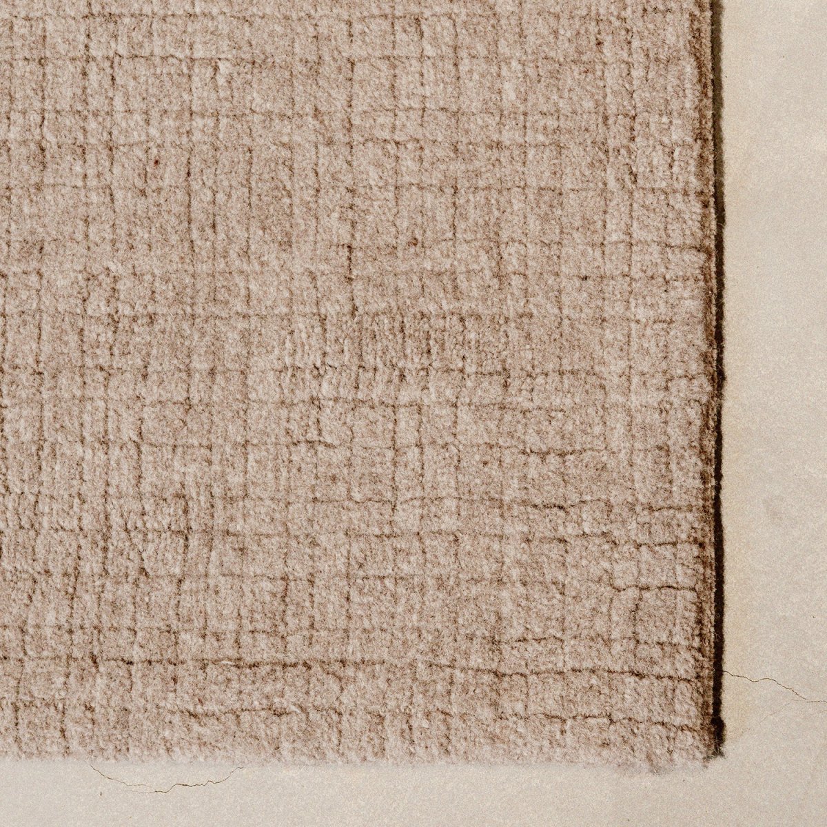 Vloerkleed Wolly | Taupe Wol | 200x300 cm - Afbeelding 6