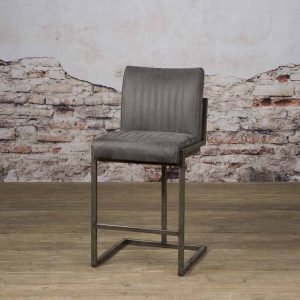 Barkruk Ferro | Microvezel Antraciet