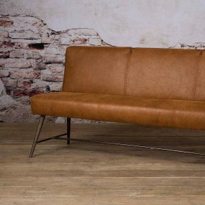 Eetkamerbank Belmonte | Fabric Cherokee Cognac