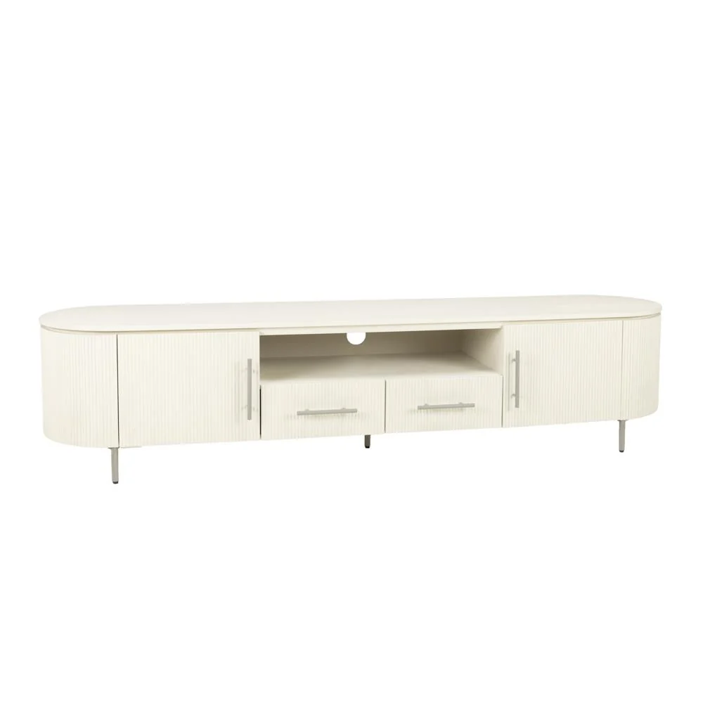TV-Meubel Corbetta | Wit Hout - Afbeelding 5