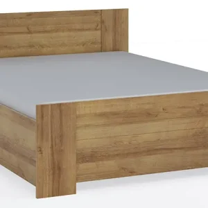 Tweepersoonsbed Bobo 160 Eiken