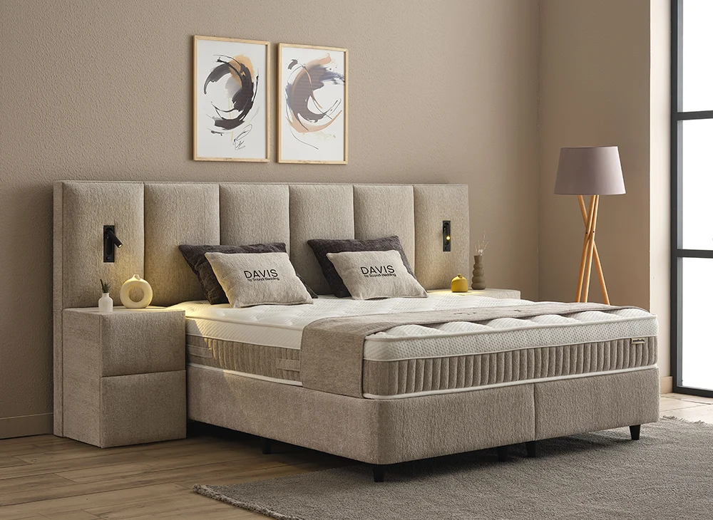 Bed Davis | Opbergbed | Inclusief Matras & Topper - Afbeelding 2