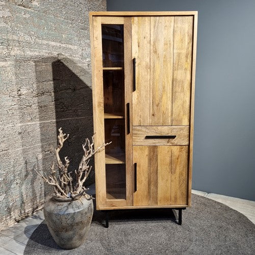 Opbergkast Jayden | Mangohout | 85cm - Afbeelding 2