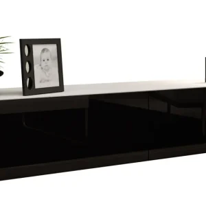 Tv-meubel Bobbie 180 Wit zwart