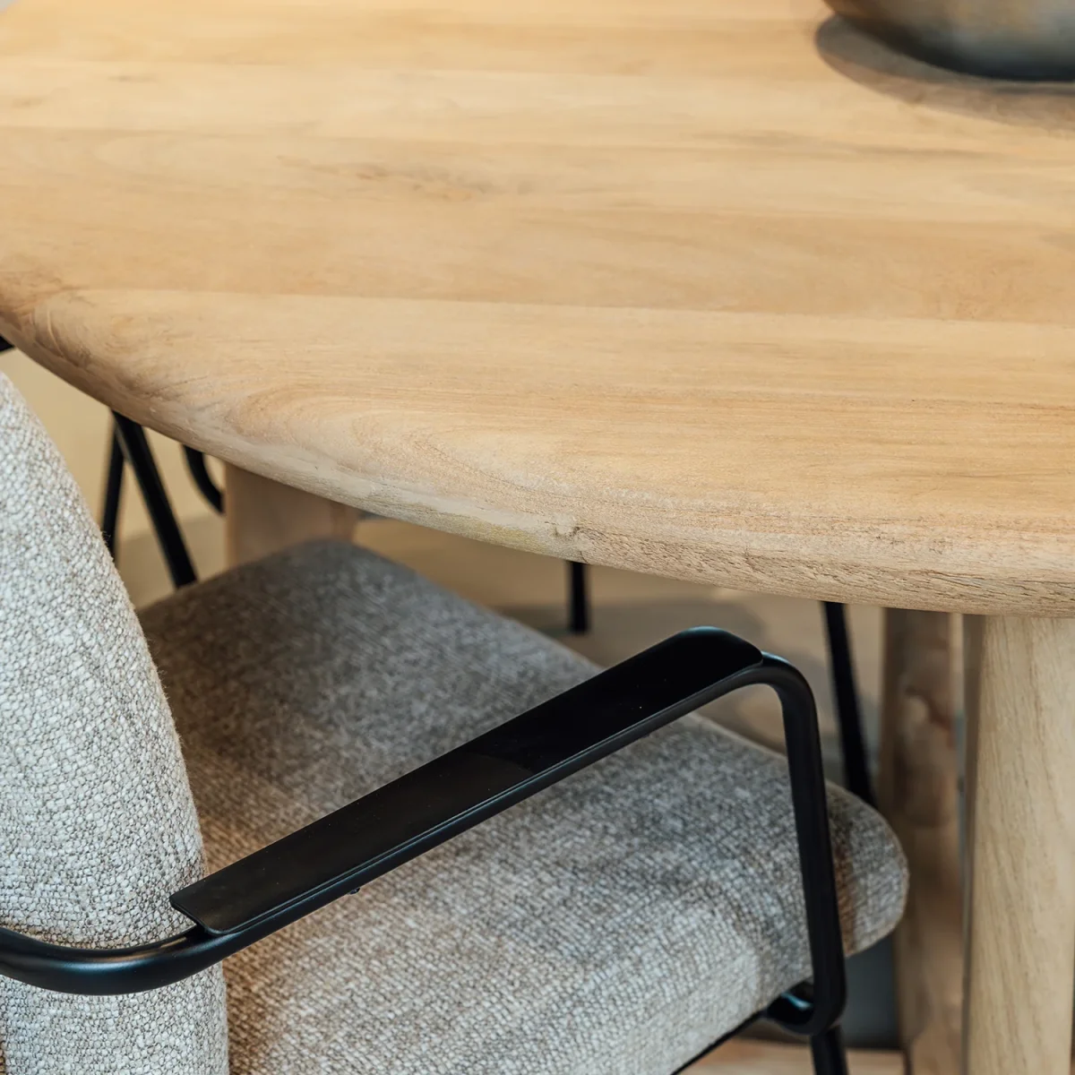 Eettafel Zodiac | Naturel Acaciahout - Afbeelding 5
