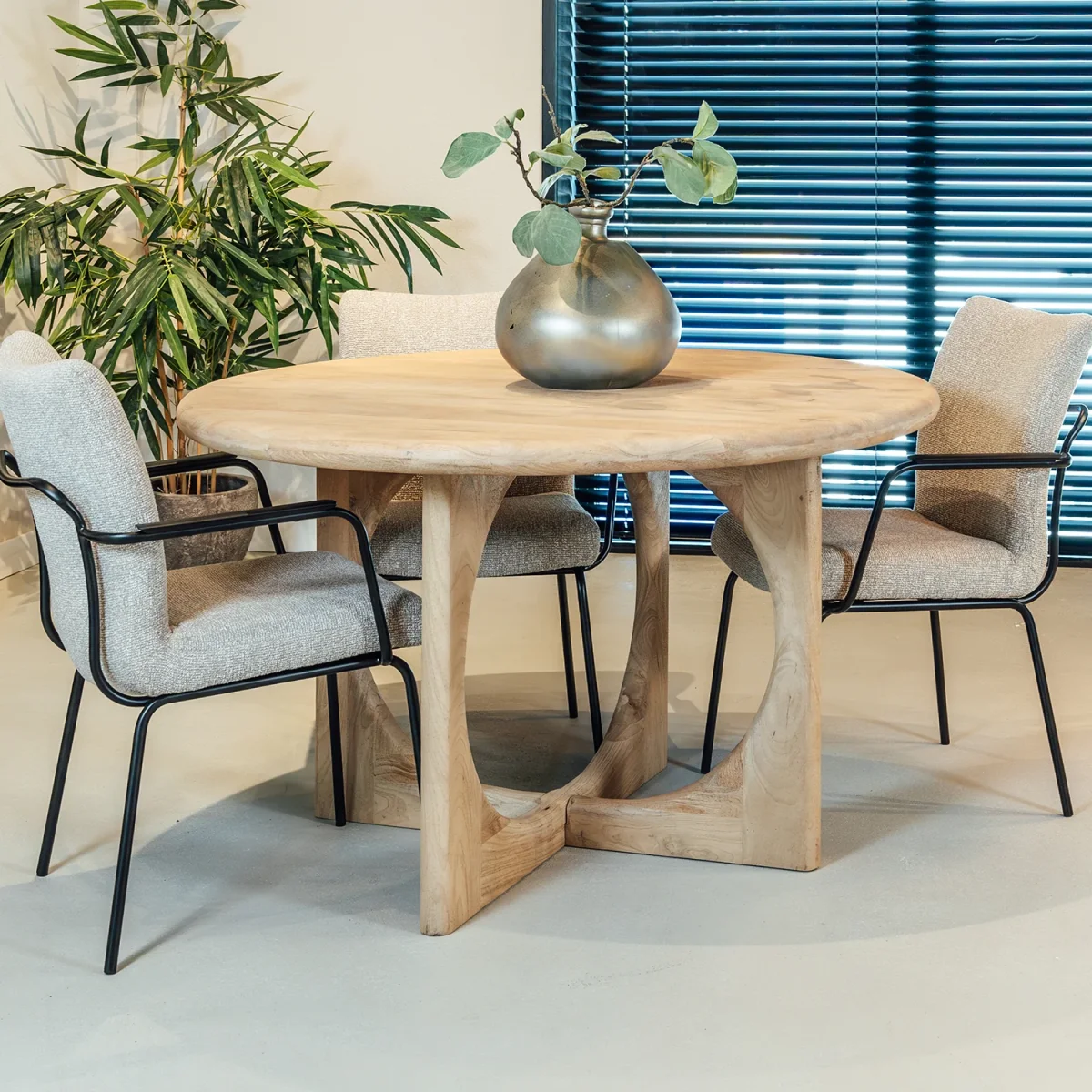Eettafel Zodiac | Naturel Acaciahout - Afbeelding 4