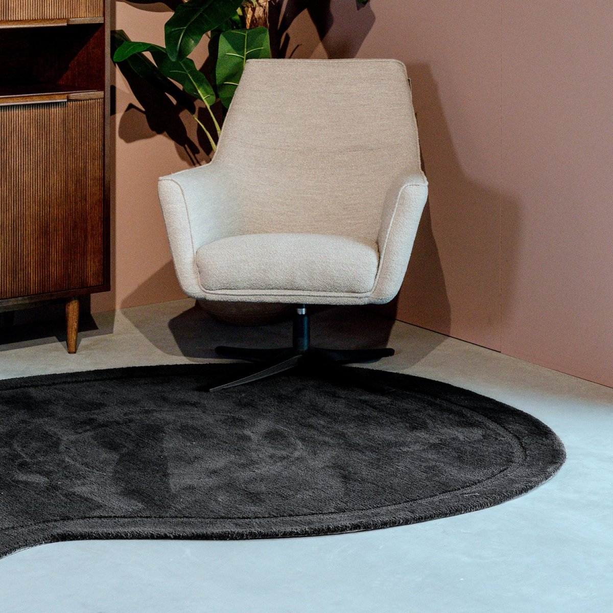 Vloerkleed Mody | Antraciet | 160x230 cm - Afbeelding 4