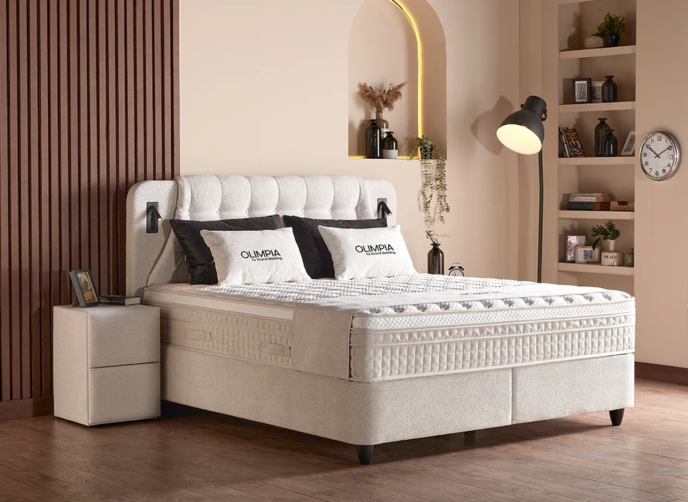 Bed Olimpia | Opbergbed | Inclusief Matras & Topper - Afbeelding 2