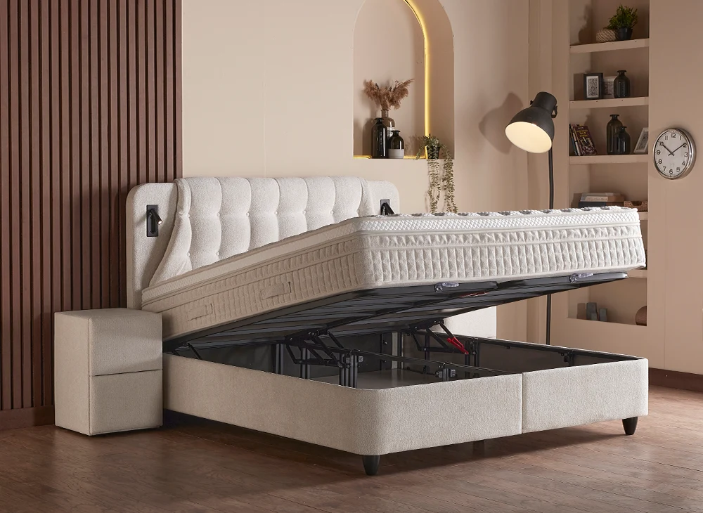 Bed Olimpia | Opbergbed | Inclusief Matras & Topper - Afbeelding 5