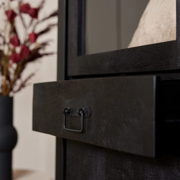 Vitrinekast Britt Black - Afbeelding 6