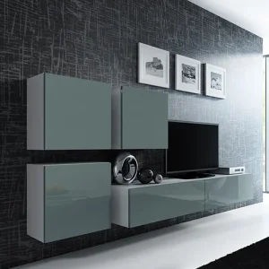 Tv-wandmeubel Ziggy Grijs