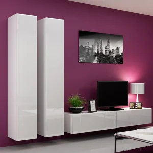 Tv-wandmeubel Sarona wit