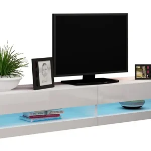 Tv-meubel Bobbie LED wit