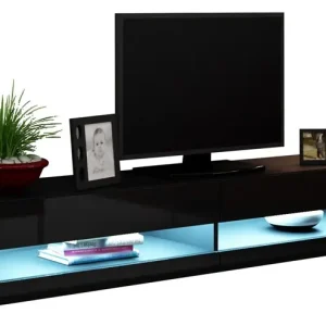 Tv-meubel Bobbie LED zwart